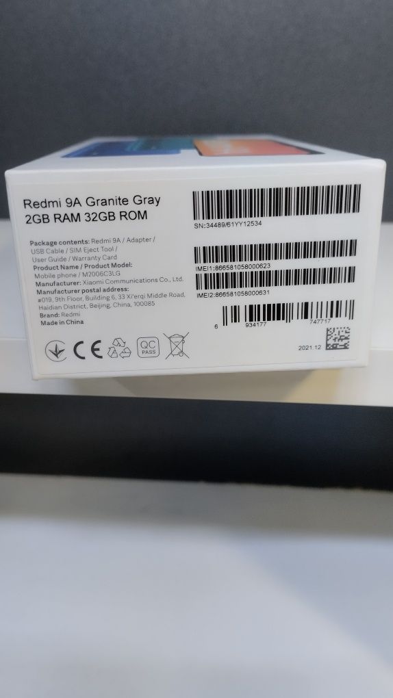 Телефон Redmi 9a Granite Gray