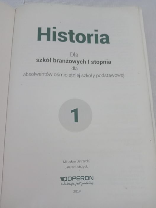 Historia klasa 1