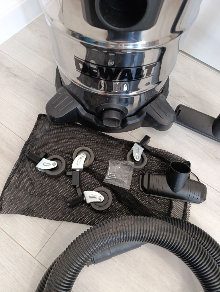 DeWalt ODKURZACZ Przemysłowy DXV30SAPTA 30L 1050W na Sucho /Mokro Inox