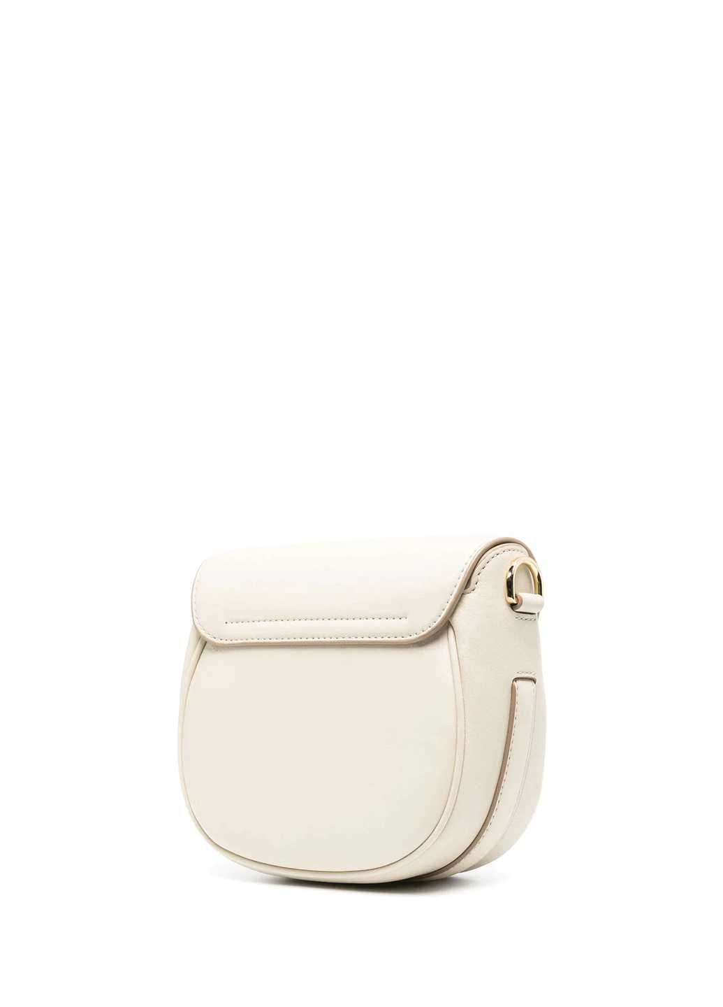 Сумка Marc Jacobs The J Marc Small Saddle Bag Cloud White
