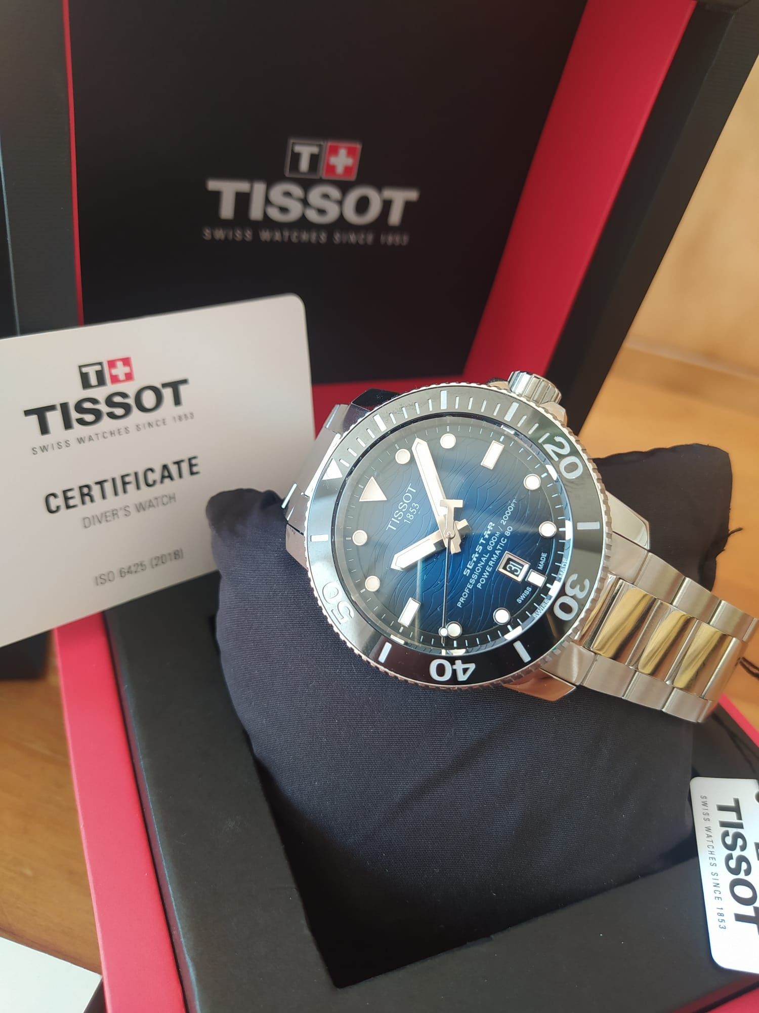 *NOVO* Tissot T120.607.11.041.01 Seastar 2000 powermatic 80 (46 mm)