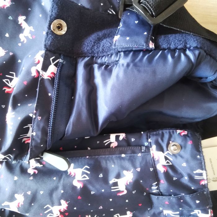 Зимовий напівкомбінез полукомбинезон р.116Topolino темно синього коль