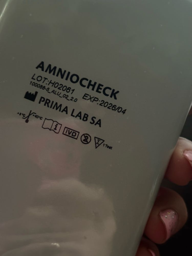 Amnio check test do wykrywania wycieku wód plodowych