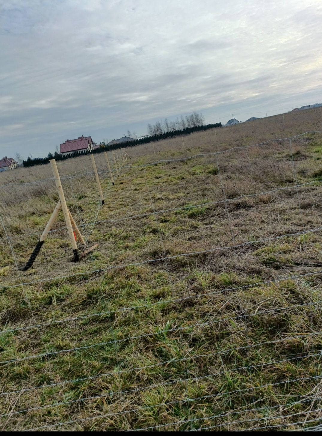 Ogrodzenie leśne tymczasowe budowlane
