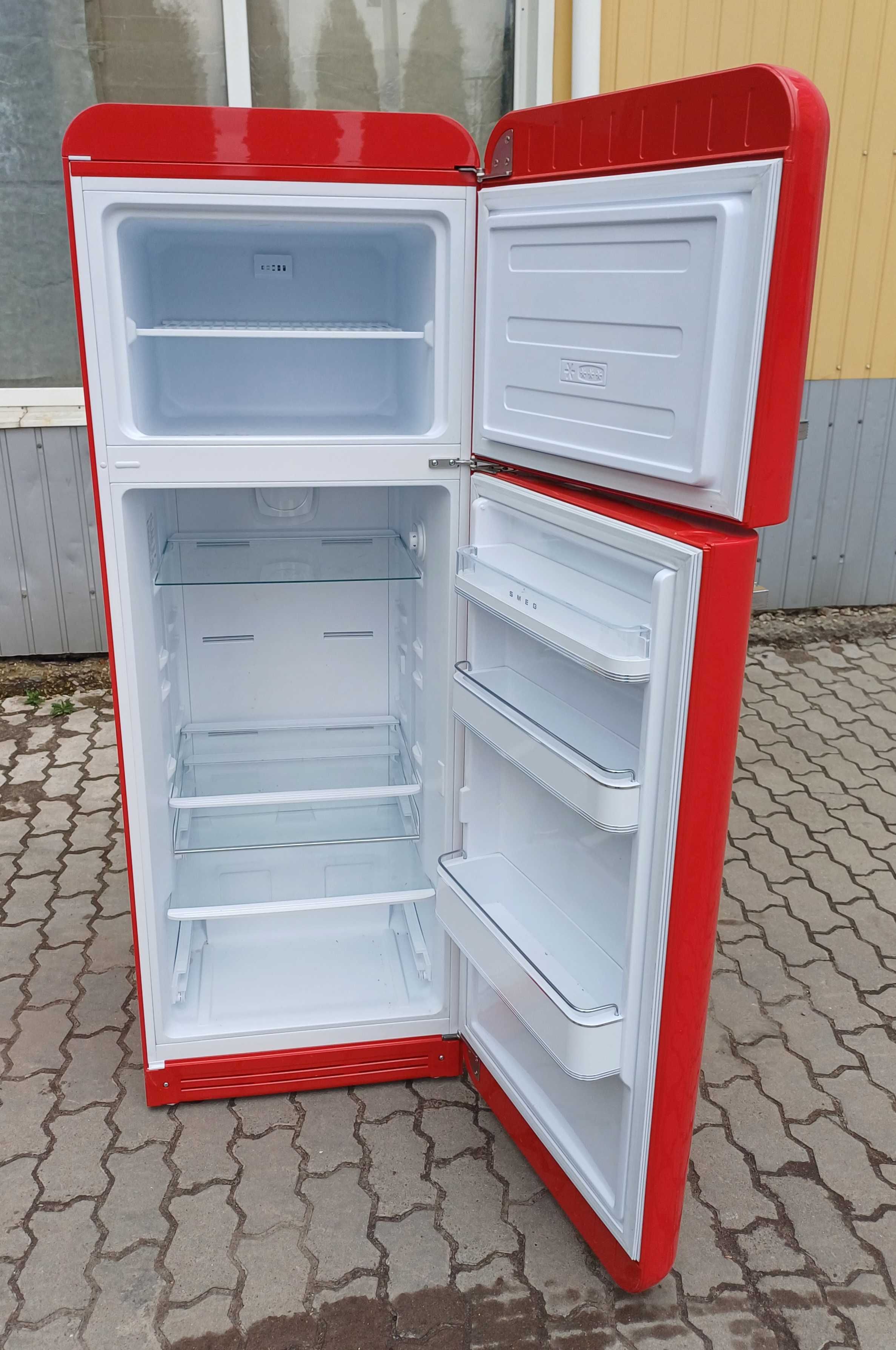 Холодильник Смег Smeg FAB30RRD5 170см А+++ червоний вживаний