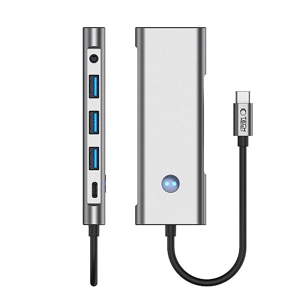 Tech-Protect Hb04 Hub Adapter 9In1 Type-C + Usb2.0 + Usb3.0 + Hdmi 4K