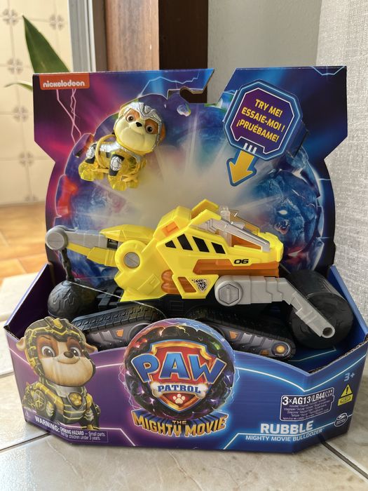 Boneco Patrulha Pata “Rubble” The Mighty Movie - Selado