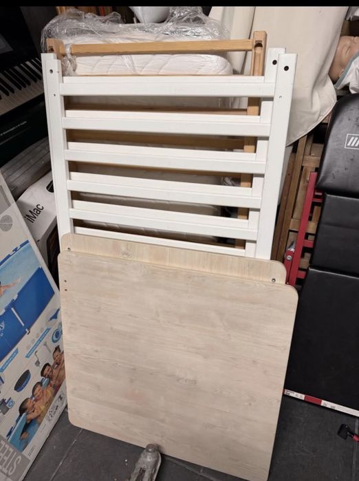 Lindo Berço estilo nórdico + colchão (evolutivo dos 0 aos 3 anos)