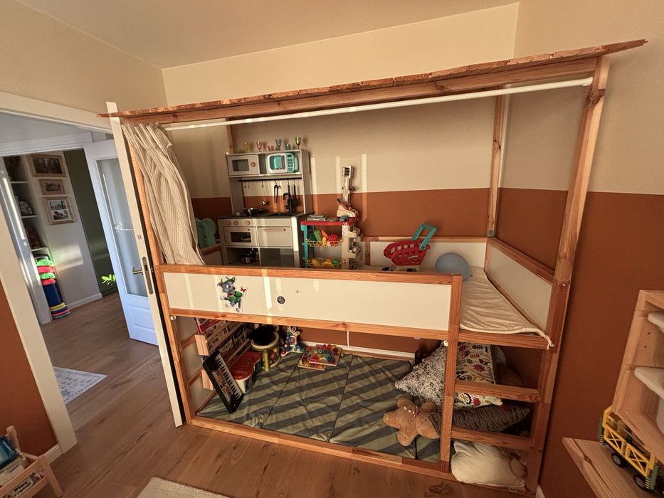 Ikea Kura Domek Łóżko dla dziecka