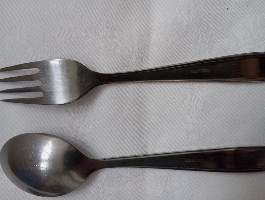 Conjunto de talheres de criança  em Inox extra