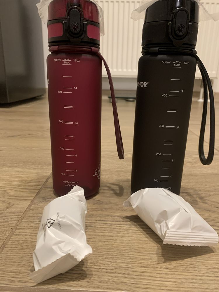 Butelka filtrująca Aquaphor 0,5l bordo lub czarna