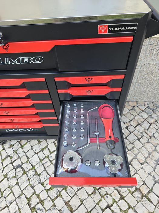 Carrinho de ferramentas 11 gavetas completas novo