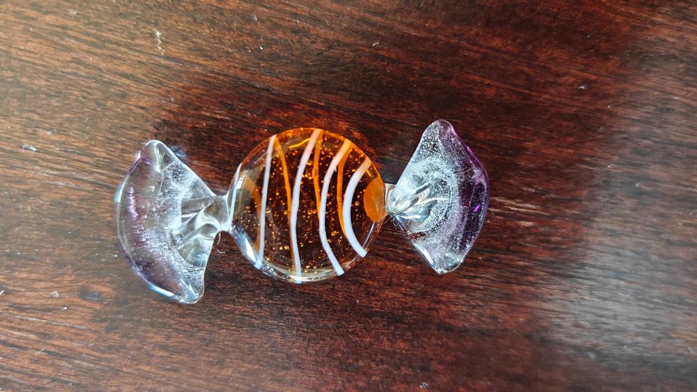 Rebuçados decorativos em vidro artístico – conjunto colorido