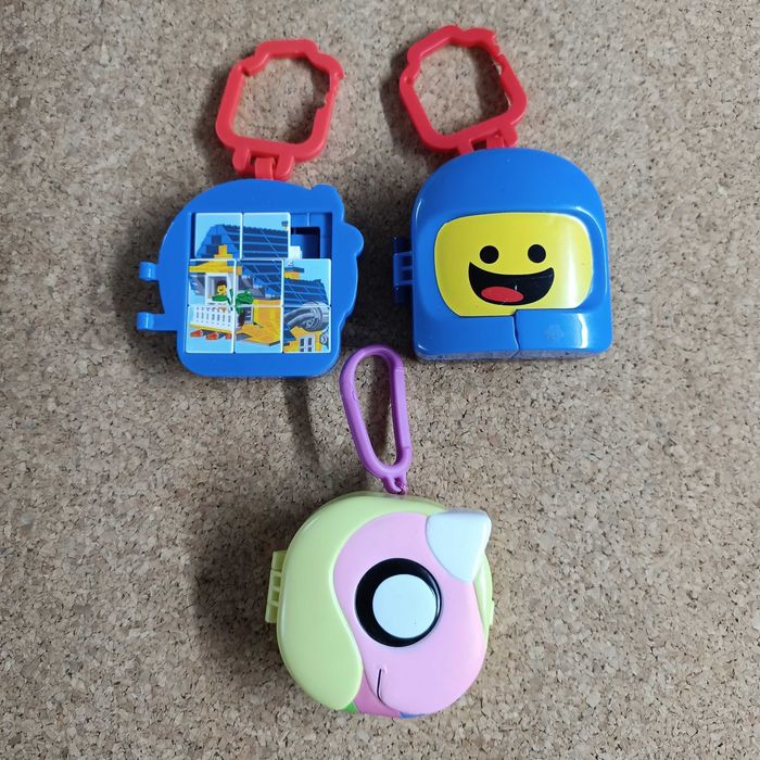 Conjunto de 3x Brinquedos McDonald's