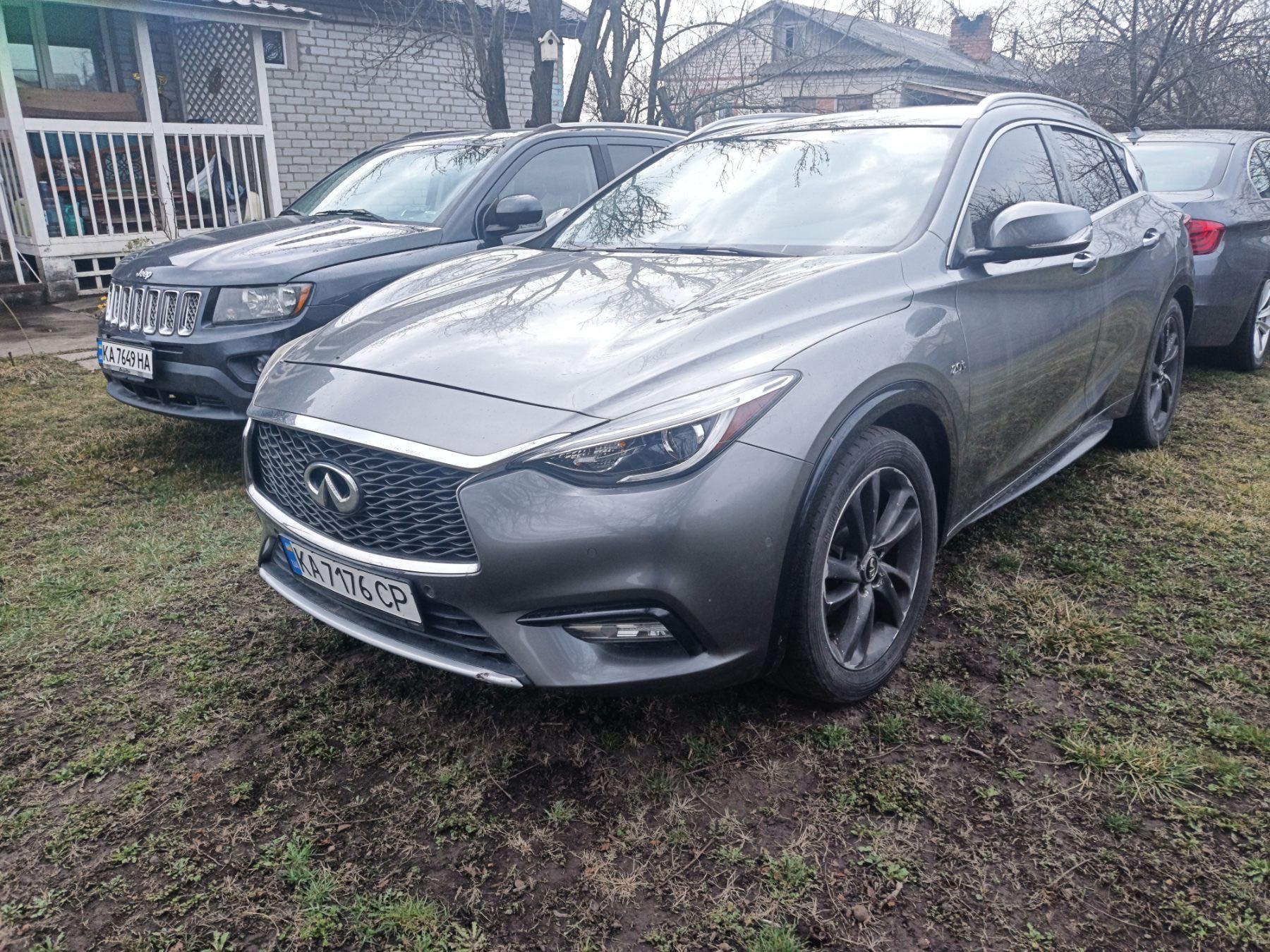 Запчасти на Infiniti QX30, капот, фары, крылья, бампер, двигатель