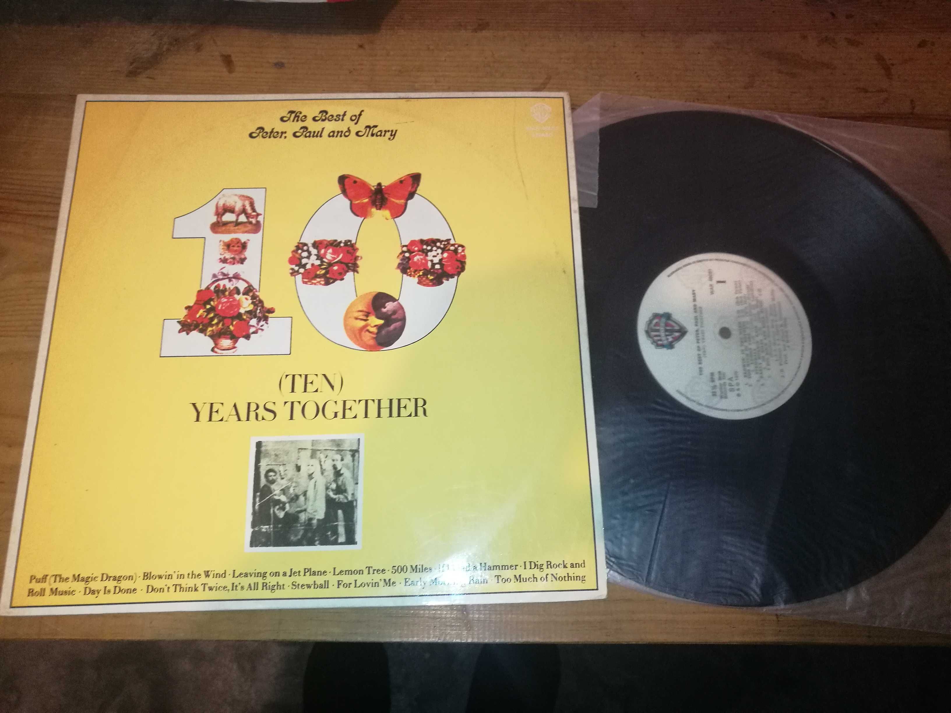 PETER, PAUL AND MARY - (Ten) Years Together – (Ed PORT – 1970) LP