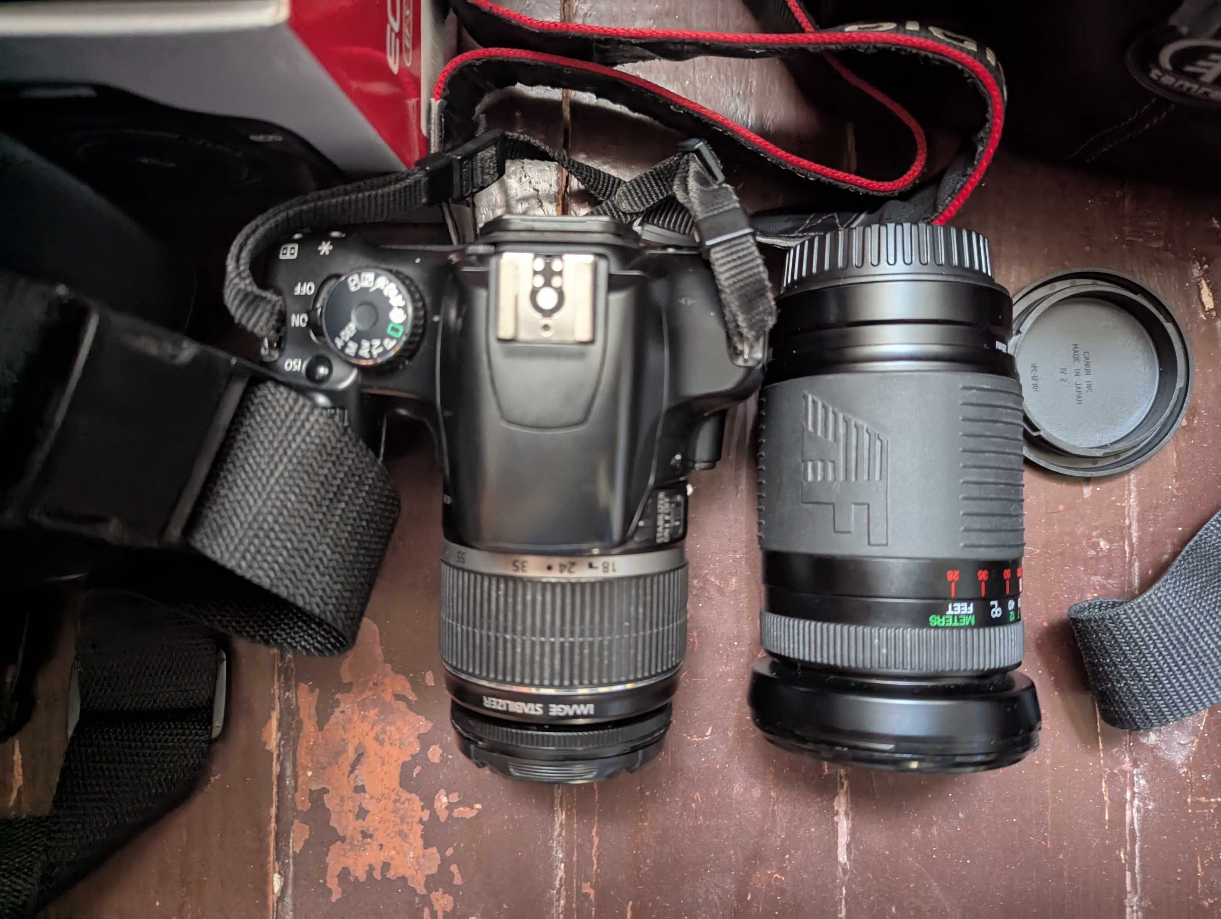 Фотоаппарат Canon EOS 450D + 2 объектива + видеокамера