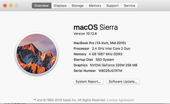 Продам MacBookPro7,1 (13-inch Mid 2010)