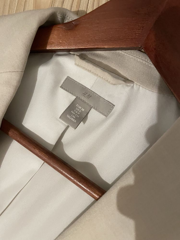 Marynarka H&M 38 M ecru
