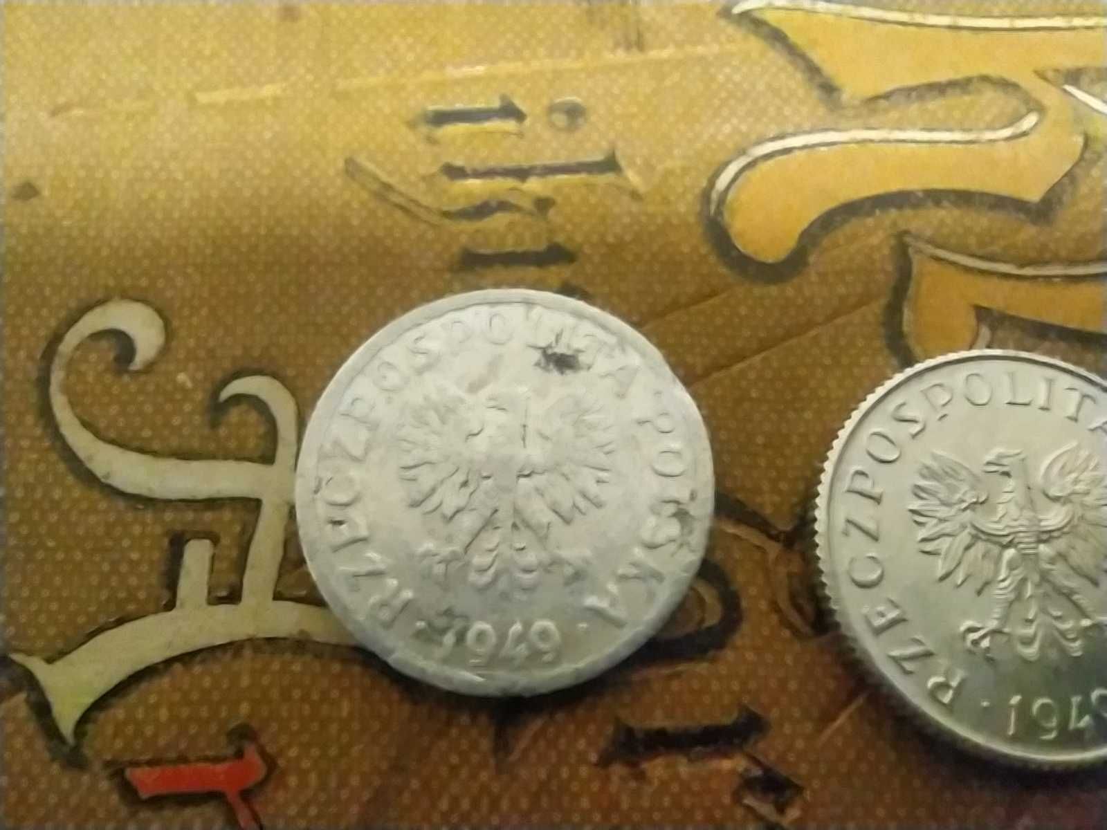 Monety 1 grosz z 1949 roku
