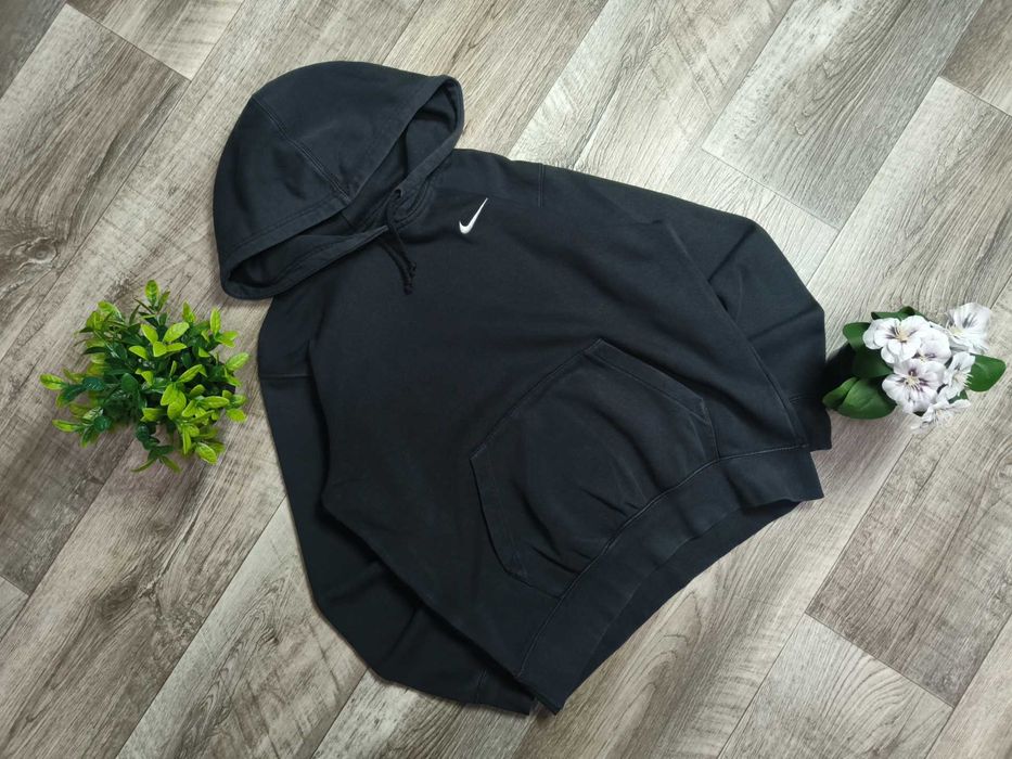 NIKE широке худі чоловіче чорне бавовна М