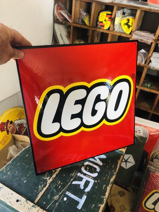 Placa esmaltada Lego 40x40cm