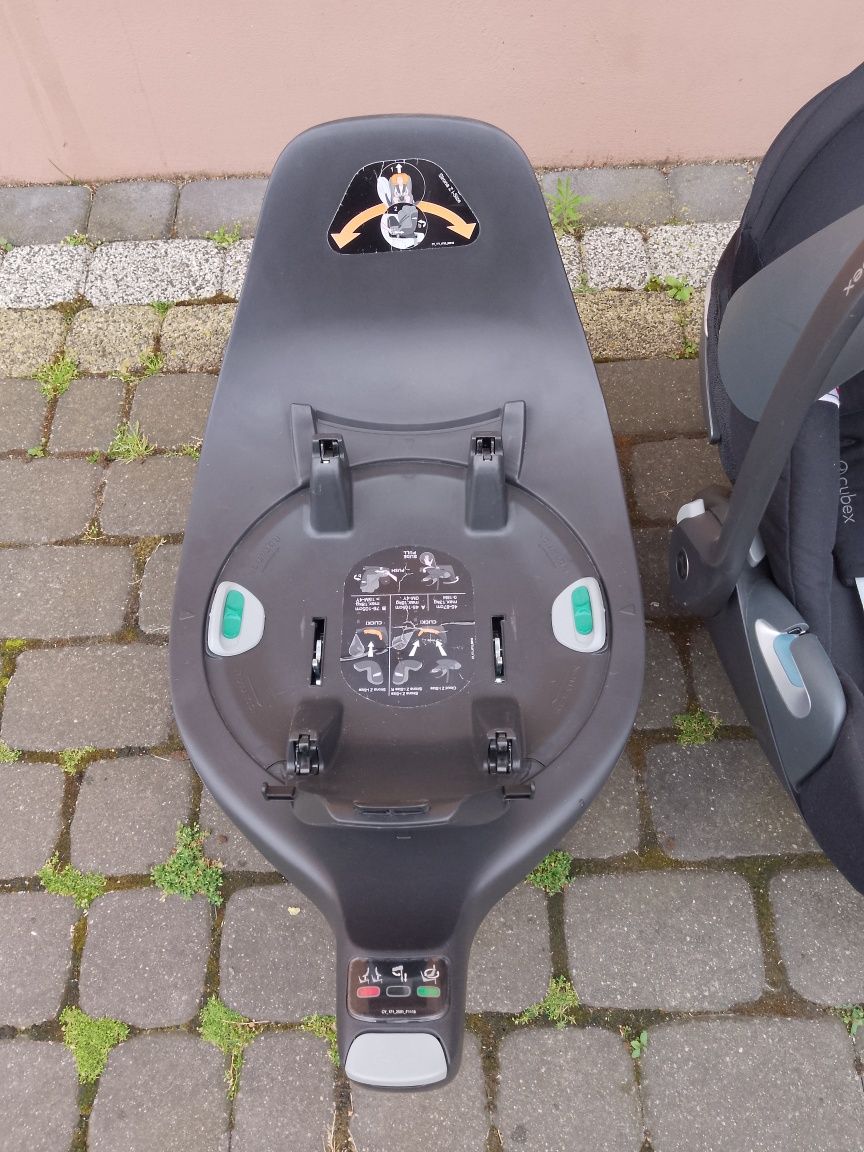 Baza obrotowa 360 + 2x fotelik Cybex