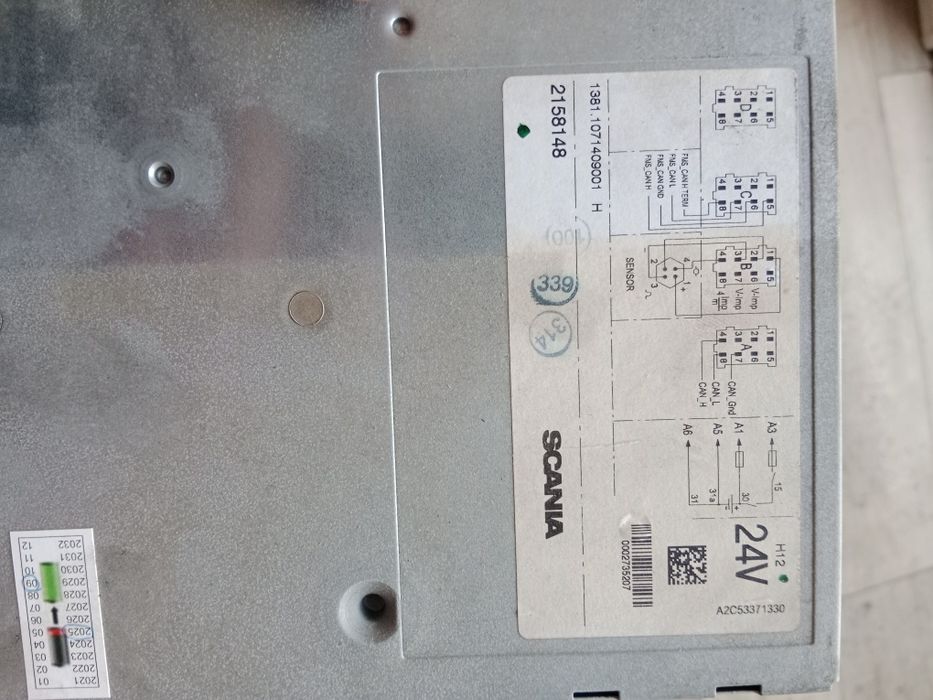 Tachograf 13.81 Scania