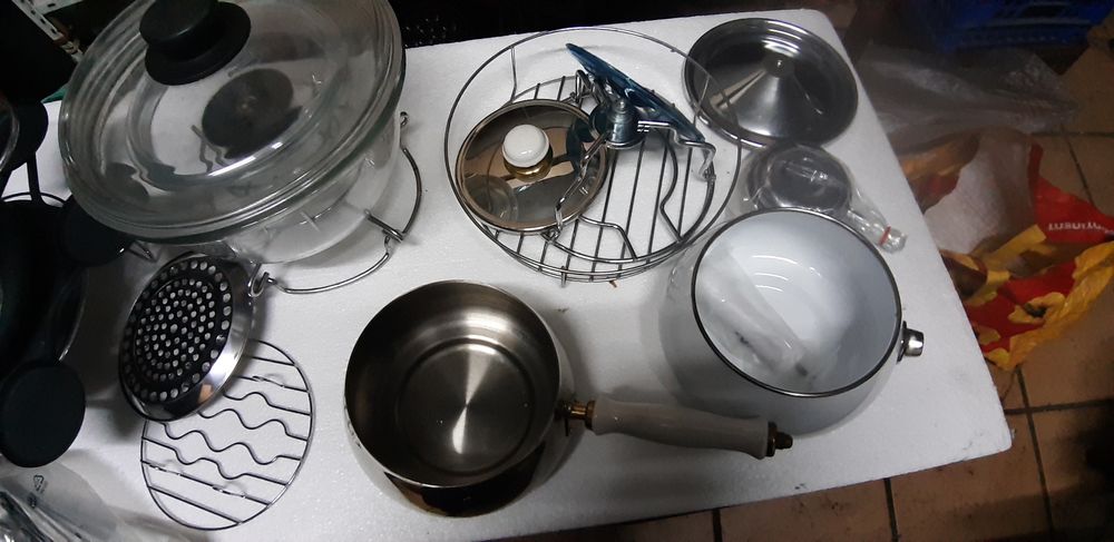 Utensílios de cozinha para campismo