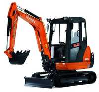 Wynajem minikoparka Kubota 1,8t - Kubota  2,8t