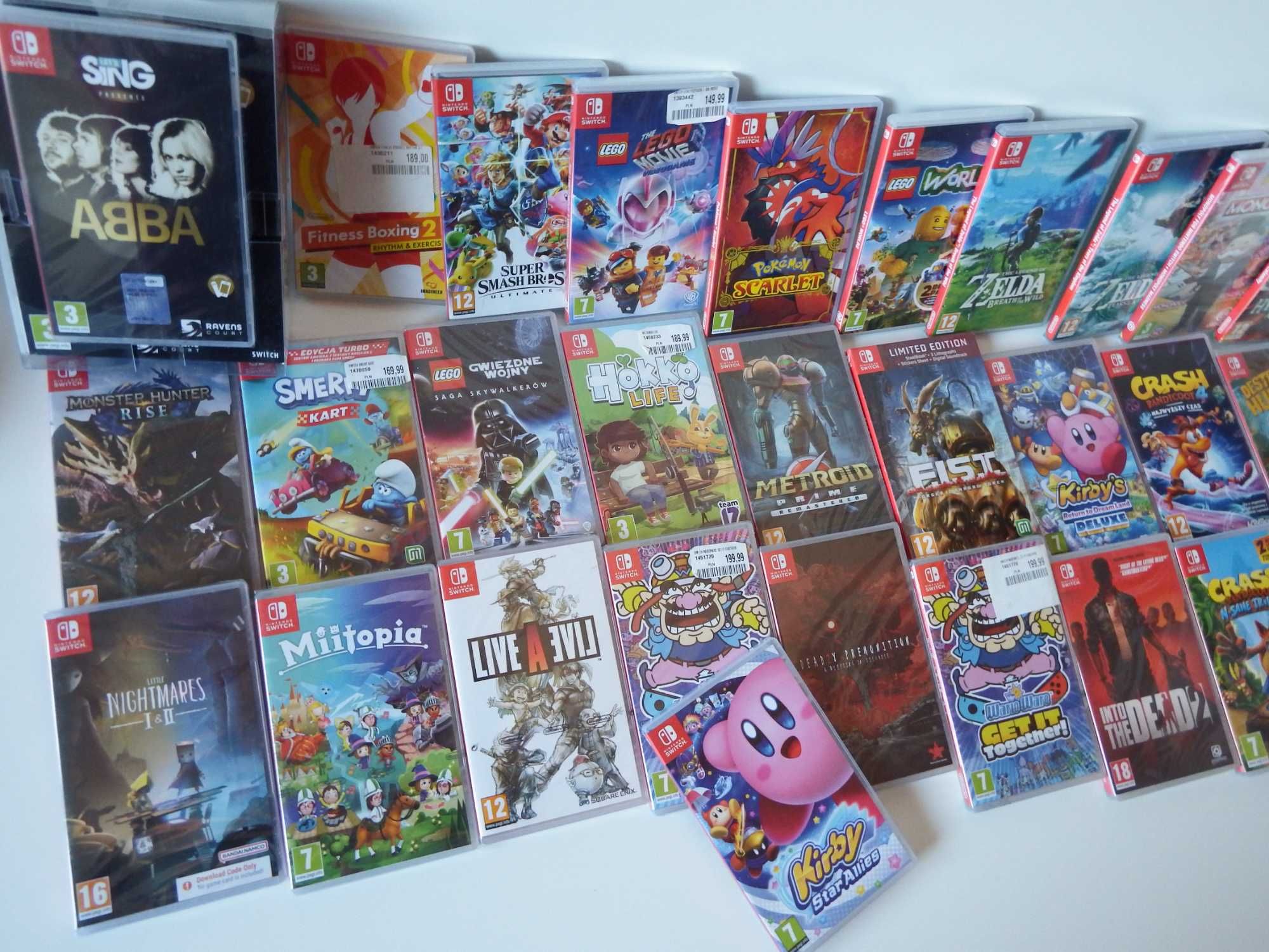 PŁOCK GRY Nintendo Switch ! MEGA WYBÓR Zelda Kirby Pokemony zobacz !!!