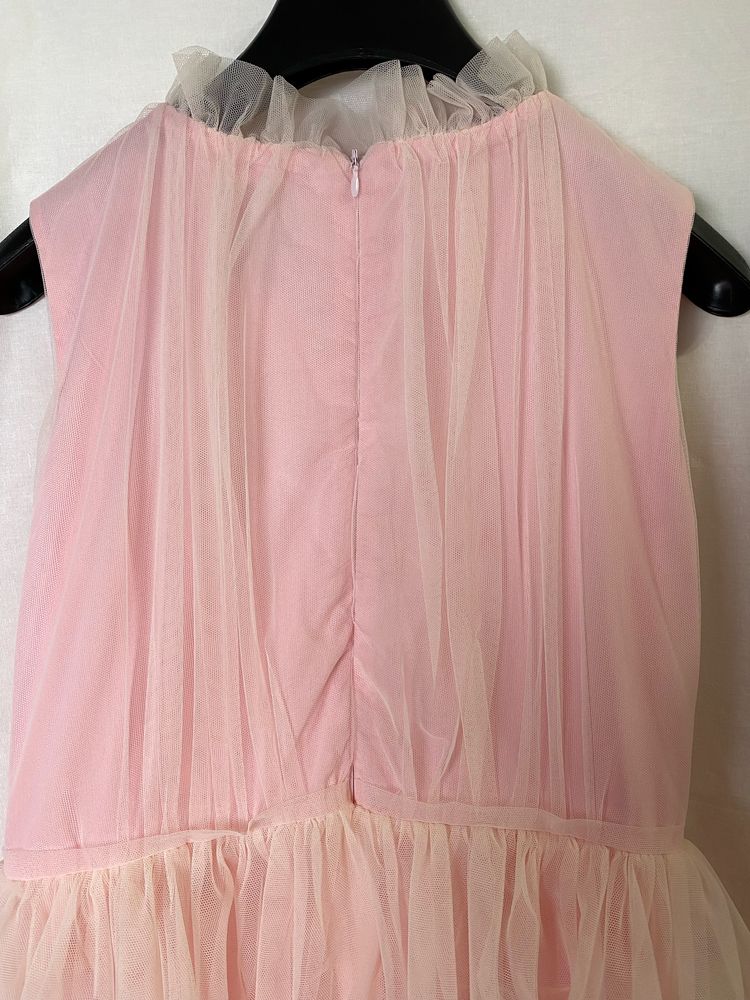 Платье фатиновое розовое на подростка