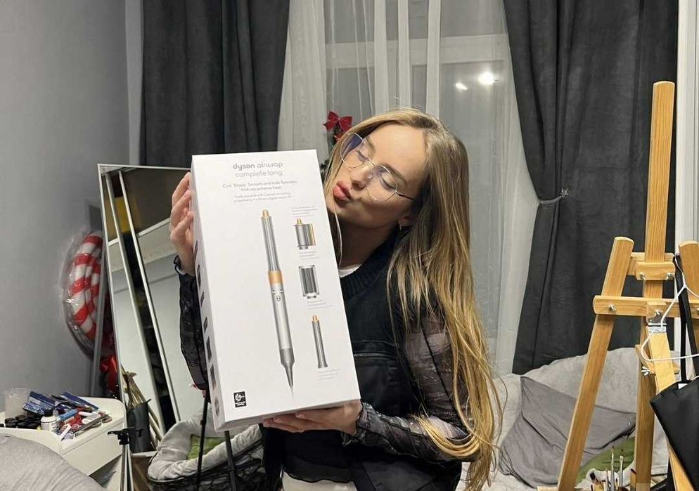 Знижка‼️ Стайлер Dyson HS05 Airwrap Complete Nickel/Copper Дайсон