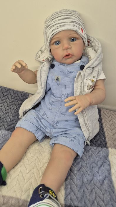 Кукла реборн мальчик лялька хлопчик 60 см