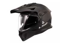 Kask motocyklowy/quad ATV dual z szybą LS2 MX702 Pioneer II Matt Black