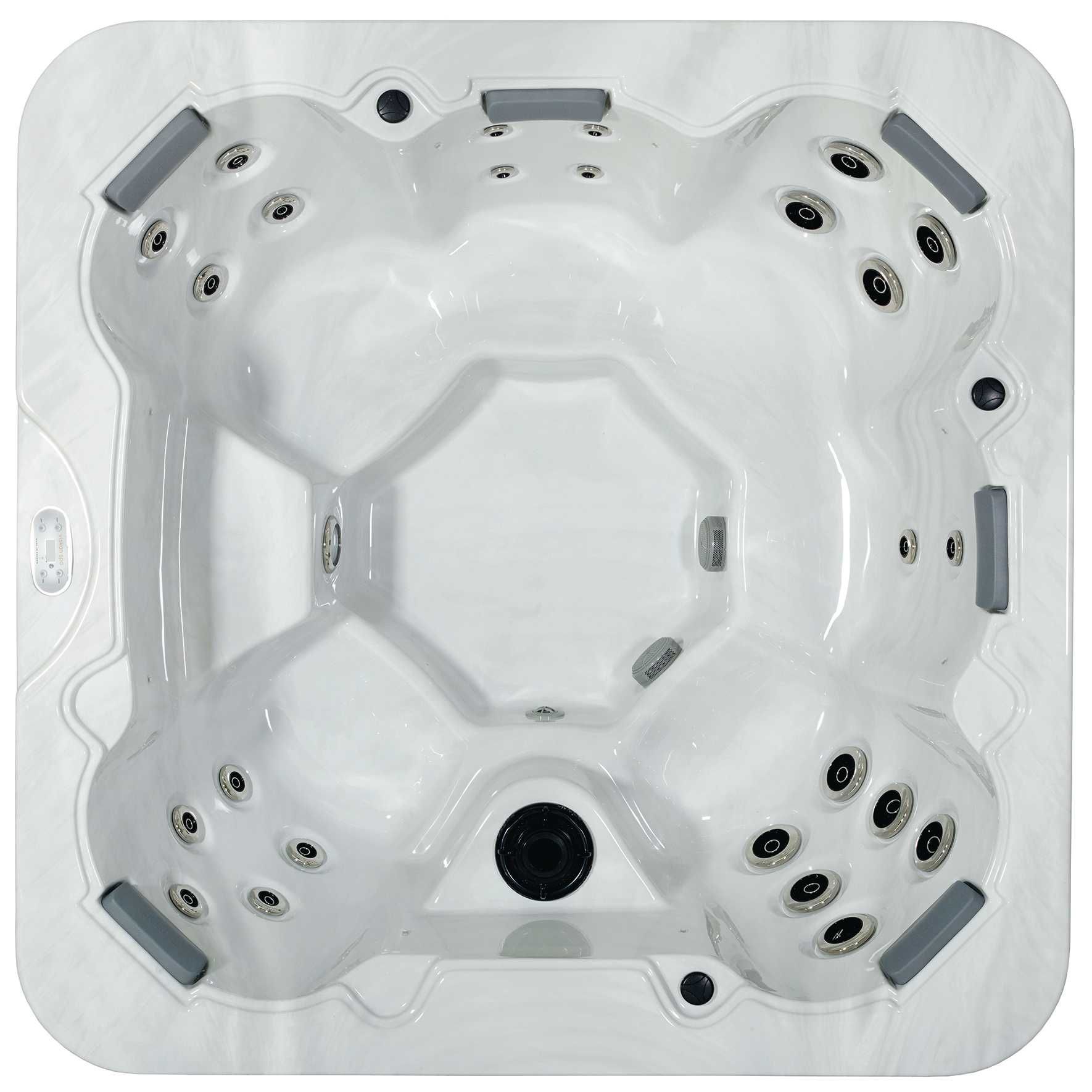 Wanna Jacuzzi Viskan SALTO – Luksusowy hydromasaż dla 7 osób, 25 dysz