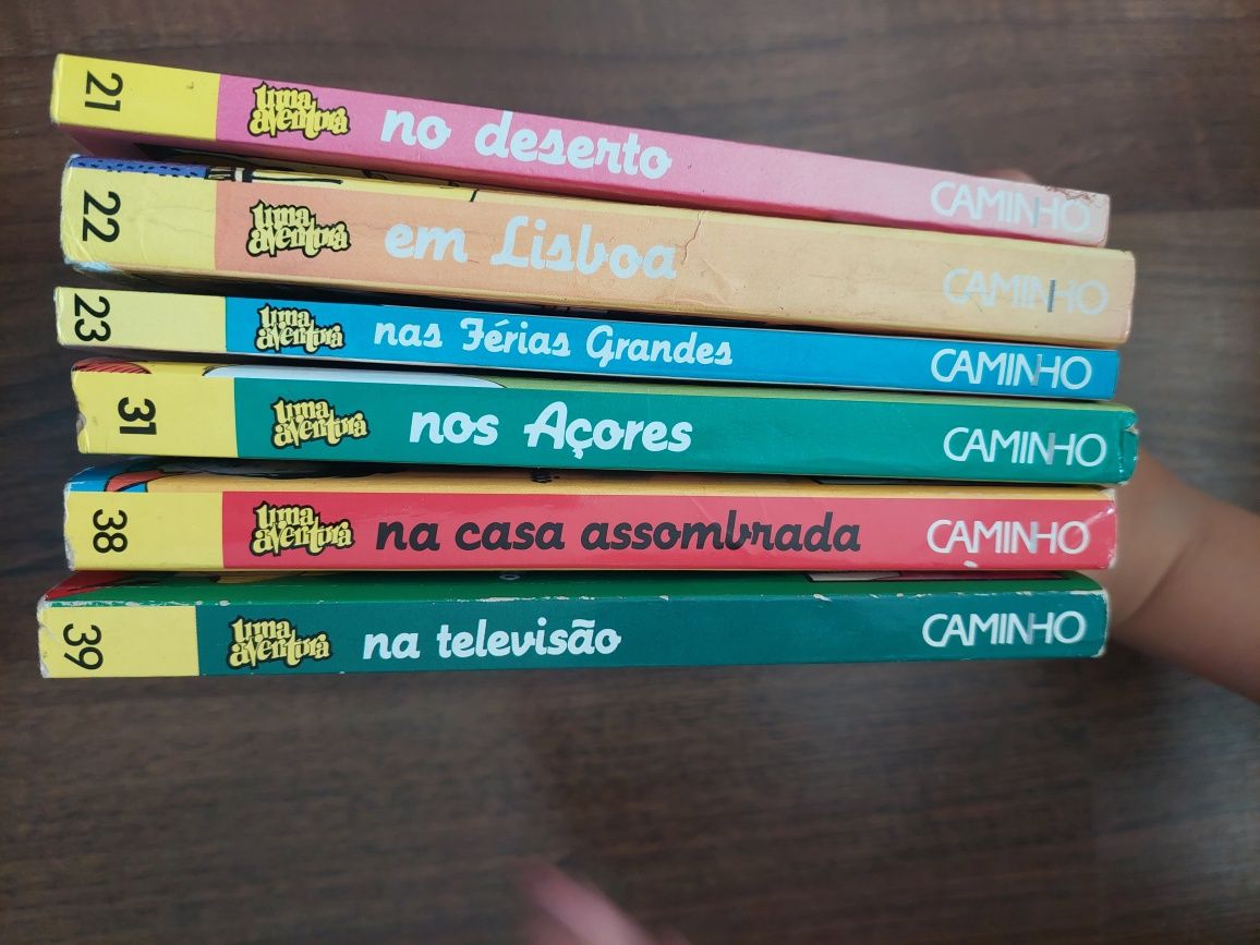 6 livros Uma aventura