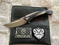 Складной нож М398 • Poikilo Blade Orca-S Killer Whale USA • /Оригинал/