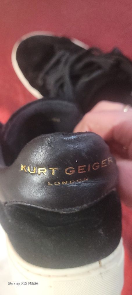 Buty czarne rozmiar 38 Kurt Geiger London