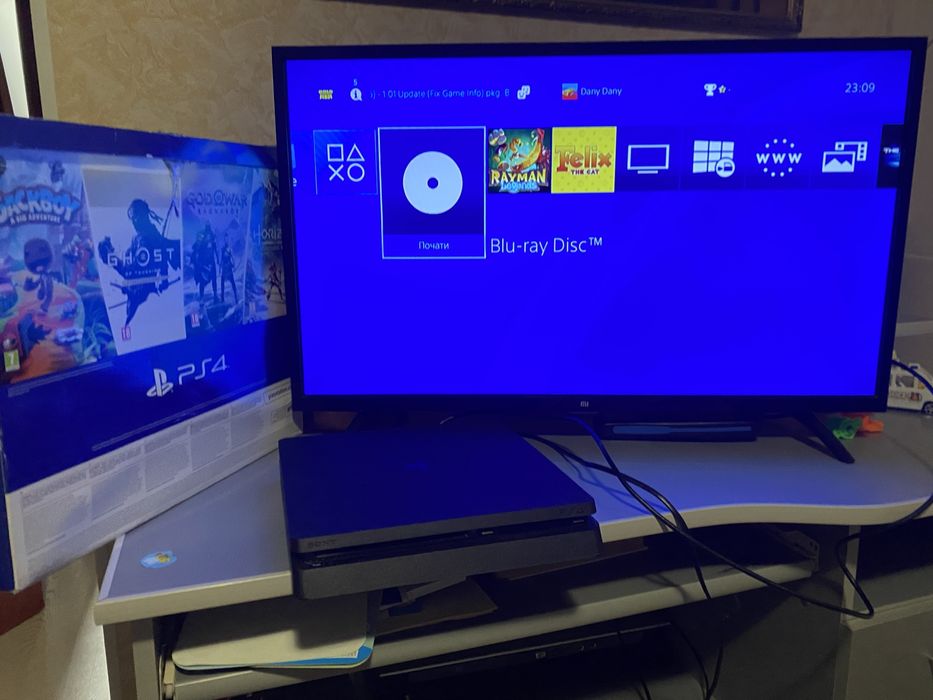 Sony Playstation 4 slim 500gb з іграми