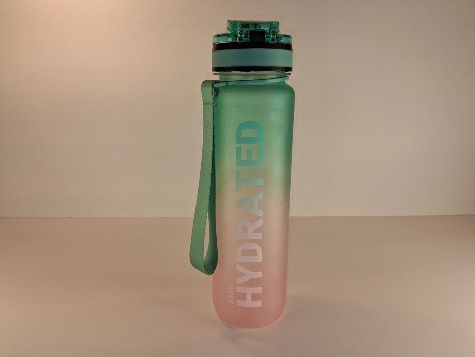 E196 Butelka Bidon Na Wodę Z Miarką I Motywacją Stay Hydrated