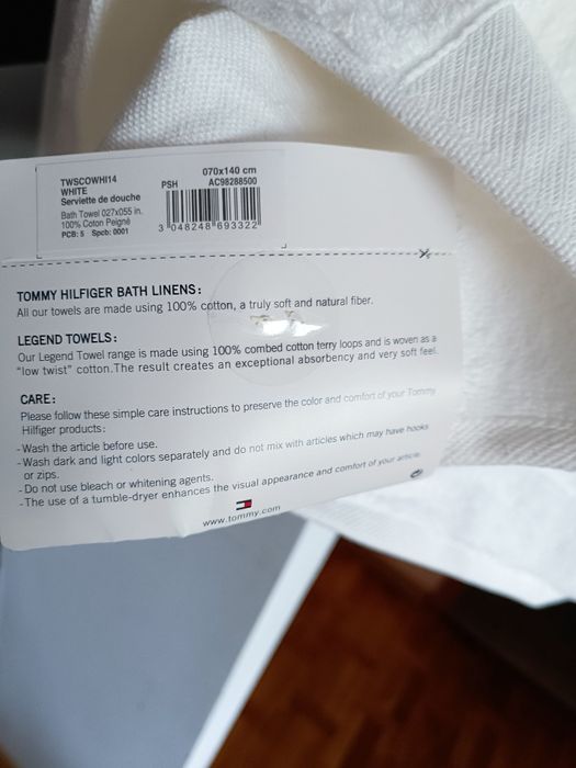 Komplet ręczników 70 x 140 kąpielowe Tommy Hilfiger