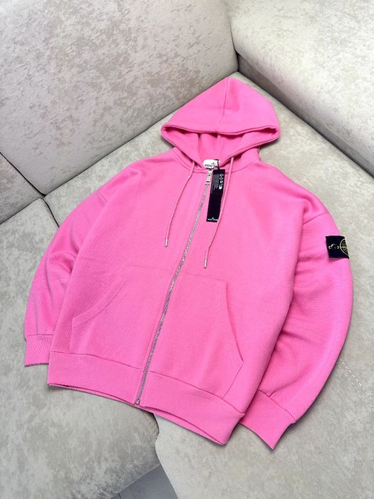 Рожеве зіп худі Stone Island | Аунтефік ОЛХ ДОСТАВКОЮ!