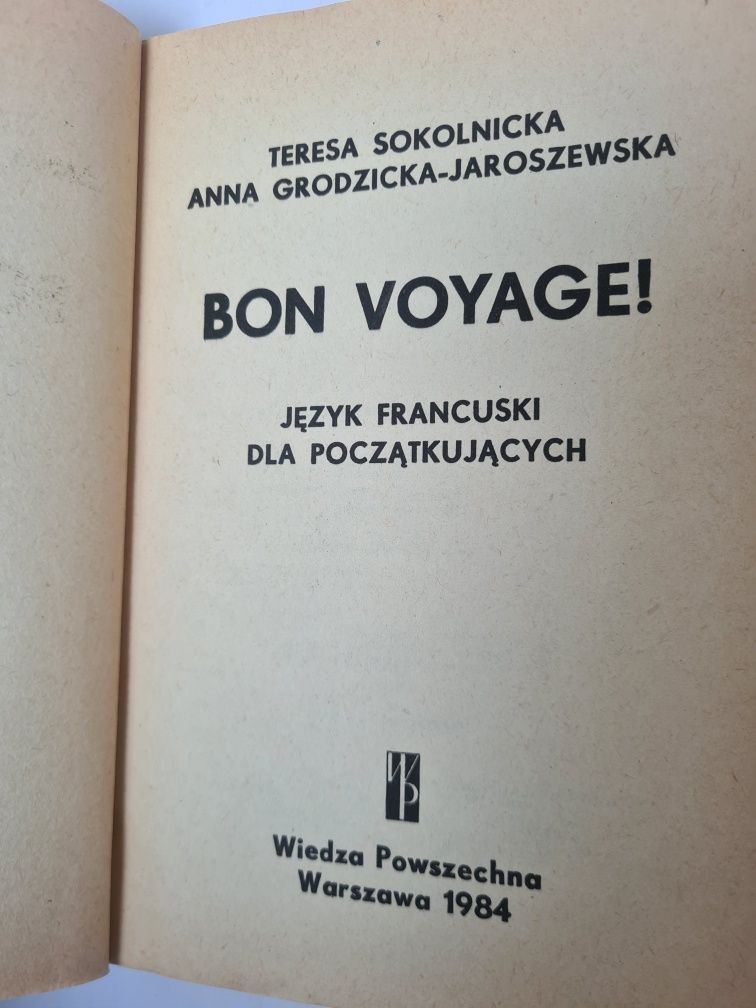 Bon Voyage! Język francuski dla początkujących - Książka