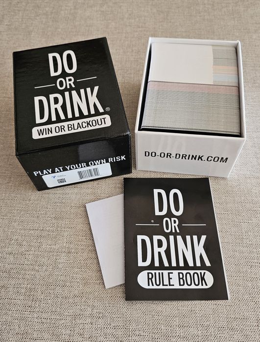Jogo de Cartas "Do or Drink - "Win or Blackout"