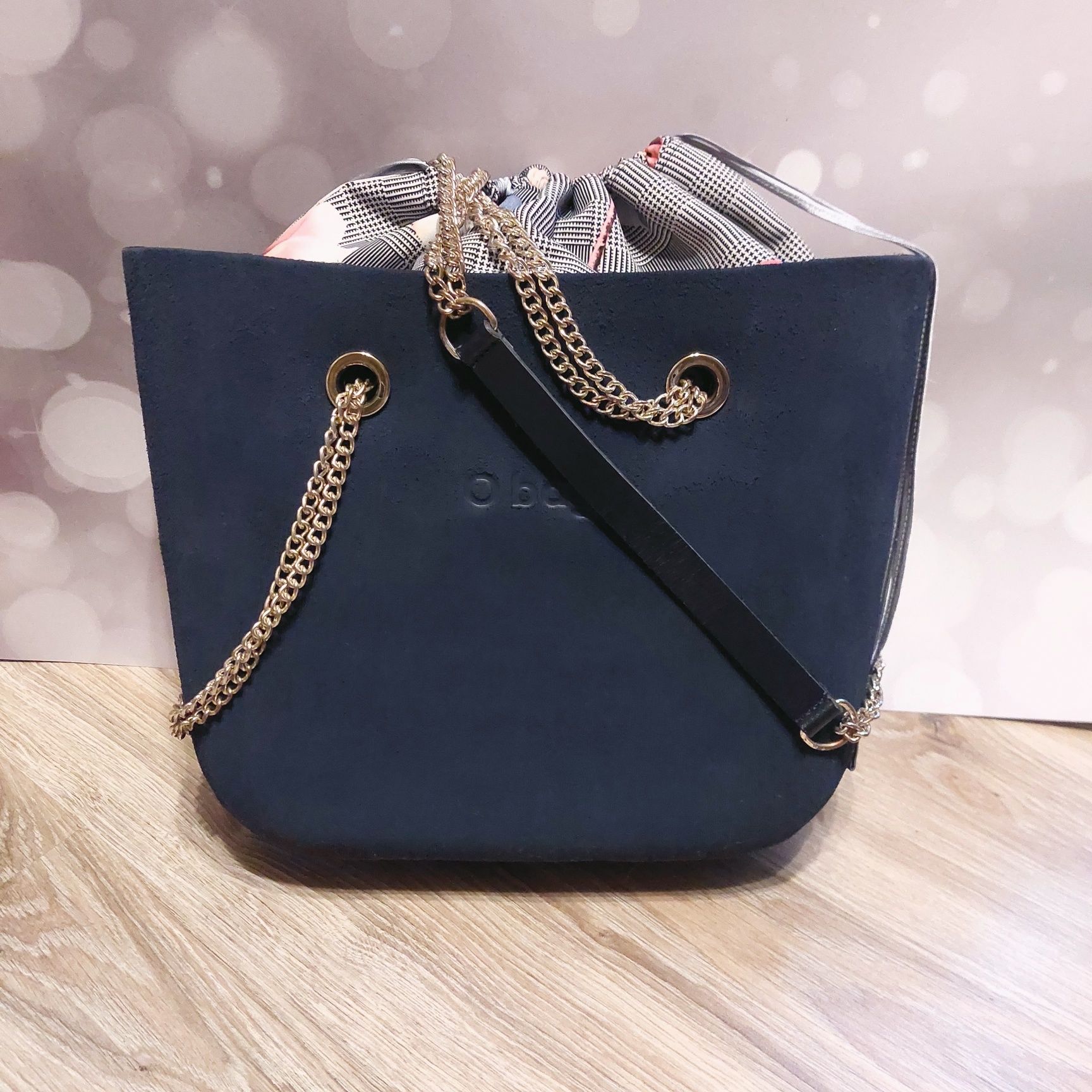 O bag obag mini brush blu navy blue