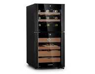 Humidor i Lodówka do wina, winiarka, 2w1 HIT! Klarstein G-793