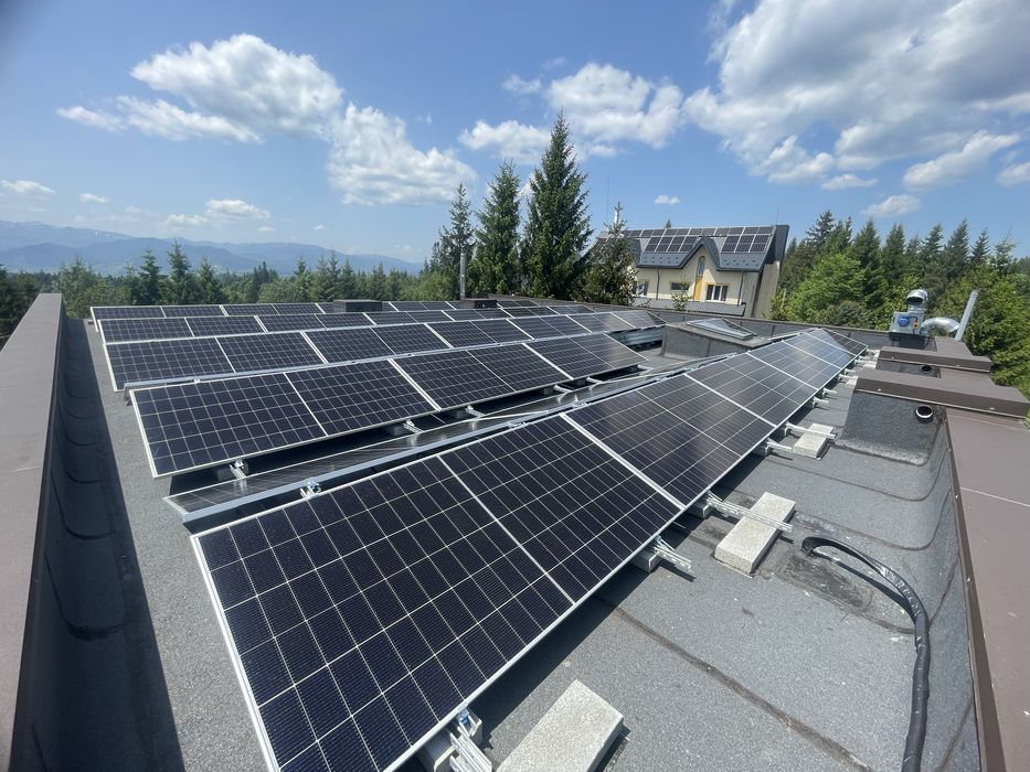 Монтаж сонячний панелей Сонячні панелі інвертор solar