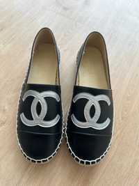 Chanel sapatos shoes espradilles espradillos size 35 NOVO