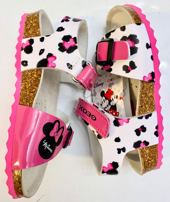 Sandały GEOX B S.Chalki  Disney Minnie Mouse Myszka Miki BLIŹNIACZKI